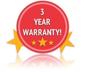 3 Year Warranty